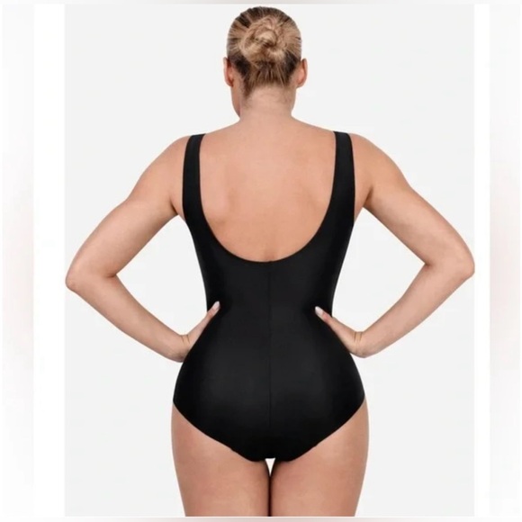 POPILUSH Shapewear Swimsuit Deep-V Neck One-Piece - MWT - Picture 4 of 7